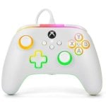 Gamepad PowerA XBGP0178-01 Advantage Wired Controller Weiß LED PC Xbox