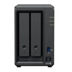 NAS desktop Synology 16TB R1600 8GB SATA RAID HDD Preto DP320