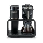 Máquina de café de filtro Melitta EPOS 1024-04 1L 8 chávenas moinho integrado preto dourado