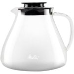 Caffettiera Melitta 217632 Jarra in vetro borosilicato 1L nera trasparente