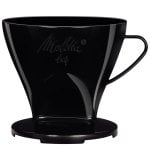 Portafiltro Melitta 6761018 plastica nero doppia uscita facile pulizia