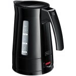 Tetera eléctrica Melitta Enjoy Aqua 1,7 L 2400 W negra sin cables