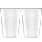 Vaso de café Melitta Set 2 unidades 300 ml doble pared borosilicato