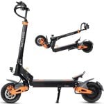 Monopattino elettrico Maxturn X1 Ultra 1100W Autonomia 75km Ruote 10'' Doppio freno Nero