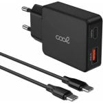 Netzladegerät Cool 8434847082516 65W GaN USB Typ-C Schnellladung Schwarz
