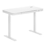 Scrivania Kimex motorizzata 118 x 60 cm con cassetto e caricatore wireless