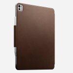 Funda NOMAD Leather Folio para iPad Pro 13” Couro Castanho Fecho Magnético