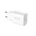 Caricatore CRONG CRG-TUSBC20-WHI USB-C 20W Power Delivery Quick Charge Bianco