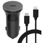 Cargador de coche BIGBEN CACCBLMFIC20WPDB USB-C 20W cable 1,2 m negro