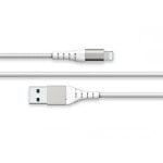 Cable Lightning BigBen FPLIAMFI2MRW 2 m USB A Blanco carga rápida
