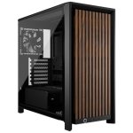 Case PC Corsair FRAME 4000D Wood RS nero noce semitorre modulare 4 ventole PWM