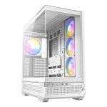 Boîtier Antec C7 ARGB White midi tower verre trempé refroidissement avancé
