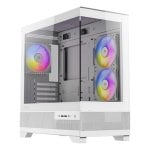 Boîtier Antec CX500m ARGB Mini Tower Blanc Verre Acier ITX micro ATX ARGB