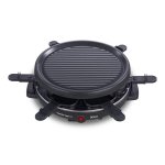 Raclette-Grill SOGO BAR-SS-10367 800W Antihaft 6 Personen Schwarz