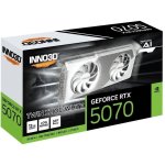Carte Graphique Inno3D GeForce RTX 5070 TWIN X2 OC WHITE 12GB GDDR7 Reflex 2 RTX AI DLSS4