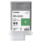 Cartucho de tinta Canon PFI-101G Verde 130 ml original para impresora