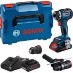 Taladro Bosch Profesional GSR 18V-90 FC Brushless 18V 2x4Ah SDS Plus
