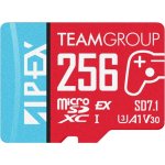 Carte microSDXC Team Group APEX 256 Go U3 A1 V30 800/700 Mo/s + adaptateur