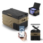 Frigorífico portátil Peme Quest 30 com compressor, 26,8 litros, cor caqui.