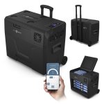 Frigorífico portátil Peme Expedition 40 com compressor, 39 litros, preto.