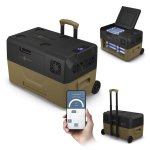 Frigorífico portátil Peme Expedition 30 com compressor, 27 litros, cor caqui.