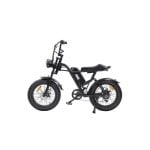 Bicicleta elétrica Rush Horse V1 1750W 48V 15Ah Suspensão dupla 20 polegadas Preto