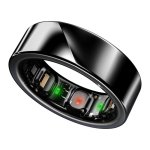 Anillo inteligente Noise Luna Ring Gen 2.0 Größe 8 Bluetooth Schlaf- und Aktivitätsüberwachung Midnight Black