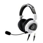 Auricolari Audio-technica ATH-GDL3 con cavo Gaming Open-back Microfono Rimovibile Bianchi