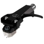 Cápsula Audio-technica AT-VM95SP/H cónica 78RPM com headshell AT-HS6BK