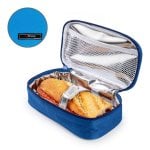 Iris Fun - Porta Bocadillos Termoinsulado Con Cierre De Cremallera. Azul