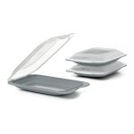 Tatay Fresh Mini - Set di 3 contenitori per salumi e alimenti. Grigio antracite