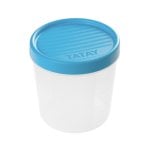 Tatay Twist - Contenitore rotondo da 1 l con coperchio ermetico a vite. Turchese