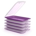 Tatay Fresh - Lote De 6 Recipientes Porta Embutidos Y Alimentos. Berenjena 21