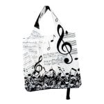 Javier Música - Bolsa Para Compra Plegable Y Reutilizable De Gran Capacidad