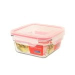 Glasslock Oven - Contenitore quadrato in vetro temperato da 0,9 l. Adatto al forno.