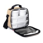 Tatay Urban Food Casual - Borsa termica per il pranzo da 3 litri con contenitori. Peach Fuzz