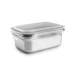 Ibili Keepklin - Recipiente Rectangular De 0.8l En Acero Inoxidable Apto Microondas