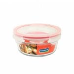 Glasslock Oven - Contenitore rotondo in vetro temperato da 0,85 l. Adatto al forno.