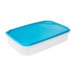 Tatay Top Flex - Contenitore ermetico rettangolare da 2,1 l con chiusura a scatto. Turchese