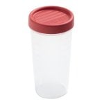 Tatay Twist - Recipiente Redondo De 0.6l Con Cierre Hermético A Rosca. Rojo Arandano