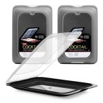 Tatay Fresh - Set di 3 contenitori per salumi e alimenti. Nero