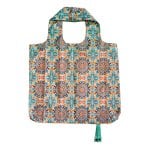 Javier Azulejos Verdes - Borsa della spesa pieghevole e riutilizzabile di grande capacità