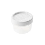 Tatay Twist - Contenitore rotondo da 0,2 l con coperchio ermetico a vite. Bianco