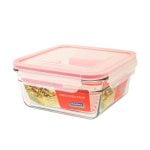 Glasslock Oven - Contenitore quadrato in vetro temperato da 1,65 l. Adatto al forno.