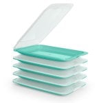 Tatay Fresh - Lote De 5 Recipientes Porta Embutidos Y Alimentos. Color Menta