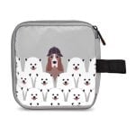 Iris Zipper Roll Friends - Porta Sandwich Infantil Plegable Y Flexible Con Cremallera. Dogs