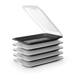 Tatay Fresh 24 - Lote De 5 Recipientes Porta Embutidos Y Alimentos. Negro