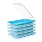 Tatay Fresh 24 - Lote De 5 Recipientes Porta Embutidos Y Alimentos. Azul