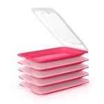 Tatay Fresh 24 - Lote De 5 Recipientes Porta Embutidos Y Alimentos. Rosa