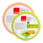 Ibili - Lote De 2 Recipientes Redondos Porta Alimentos, Tortillas Y Tartas De 21.5 Y 26 Cm